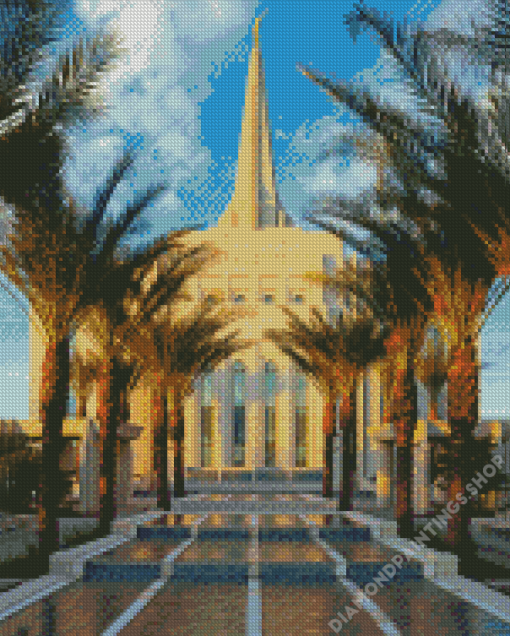 Gilbert Arizona Temple diamond painting