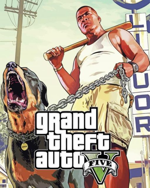 Grand Theft Auto Poster diamond painting