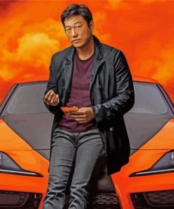Han Lue Fast And Furious 9 Character diamond painting