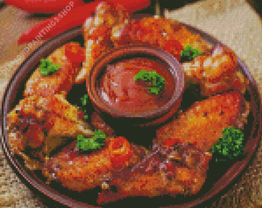 Hot Chicken Wings diamond painting