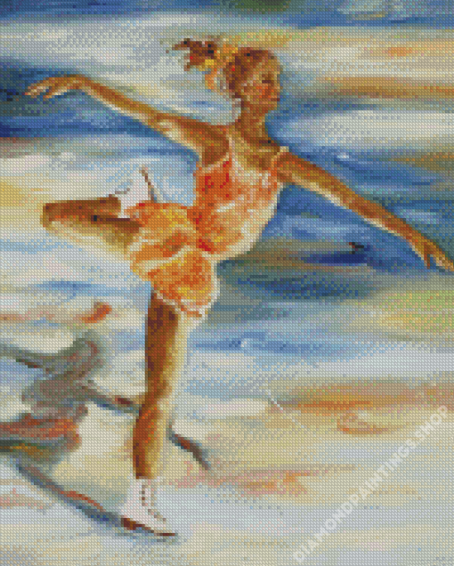 Ice Skating diamond painting