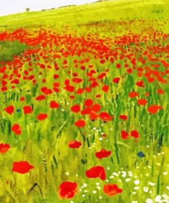 Poppies In The Field Szinyei Art diamond painting
