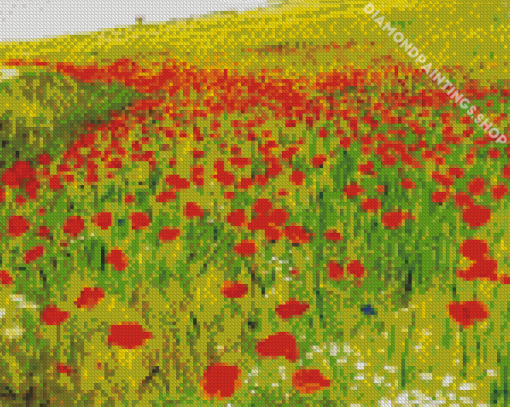 Poppies In The Field Szinyei Art diamond painting