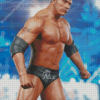 Wrestler WWF The Rock diamond painting