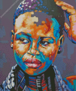 Aesthetic African Faces Art diamond painting