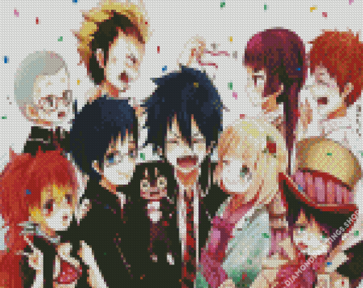 Anime Blue Exorcist Characters diamond painting