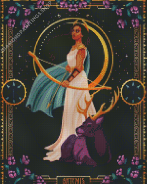 Artemis Goddess diamond painting