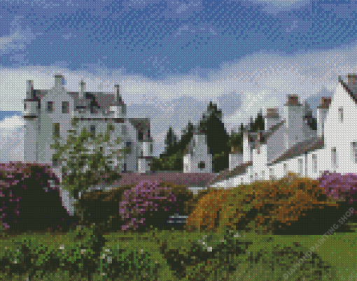 Balmoral Castle Aberdeen diamond painting