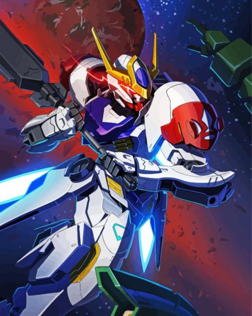 Barbatos Robot diamond painting