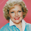 Beautiful Betty White diamond painting