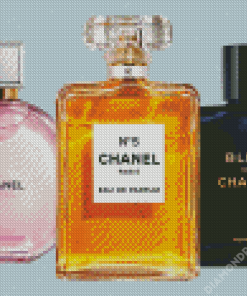 Beautiful Chanel Perfume Bottles diamond painting