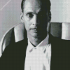 Black And White John Waters diamond painting