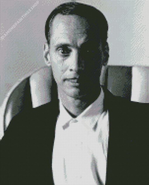 Black And White John Waters diamond painting