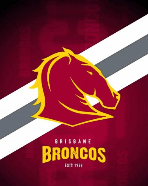 Brisbane Broncos Logo diamond painting