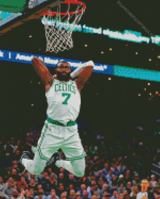 Celtics Jaylen Brown Dunk diamond painting