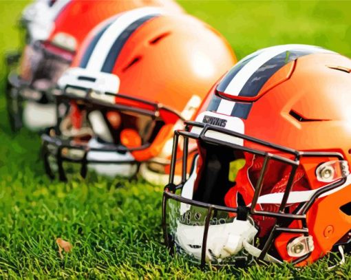 Cleveland Browns Helmets diamond painting