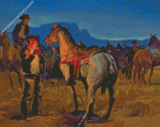 Cowboys In Arizona diamond painting