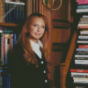 Danielle Steel In The Library diamond painting