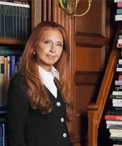 Danielle Steel In The Library diamond painting