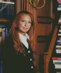 Danielle Steel In The Library diamond painting