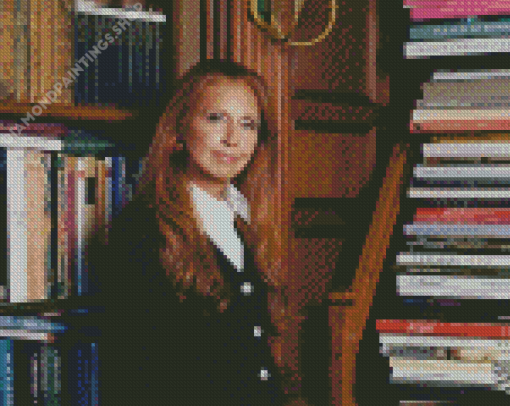 Danielle Steel In The Library diamond painting