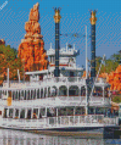Disneyland Steamboat diamond painting
