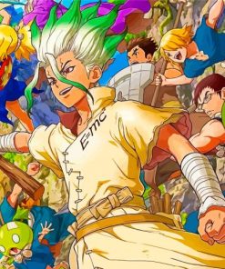 Dr Stone Poster diamond painting