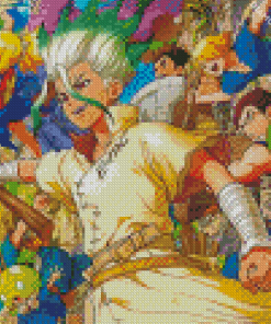 Dr Stone Poster diamond painting