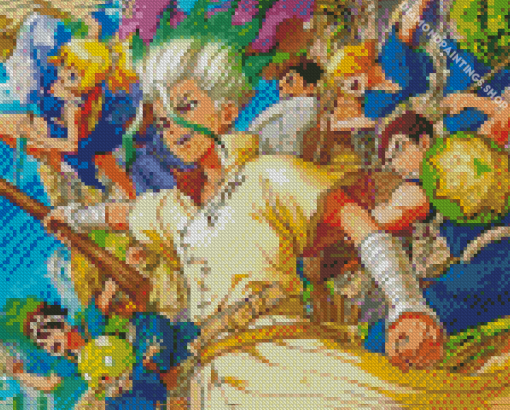 Dr Stone Poster diamond painting