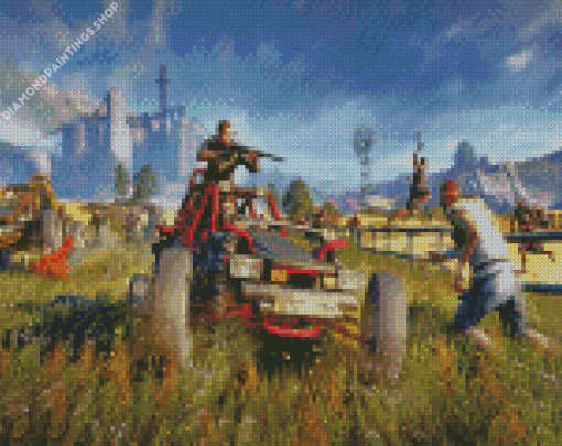 Dying Light Video Game diamond painting