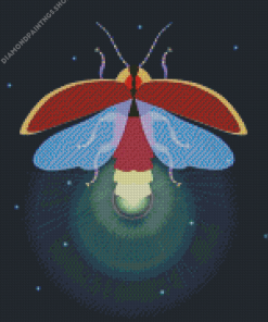 Firefly Insect Art diamond painting