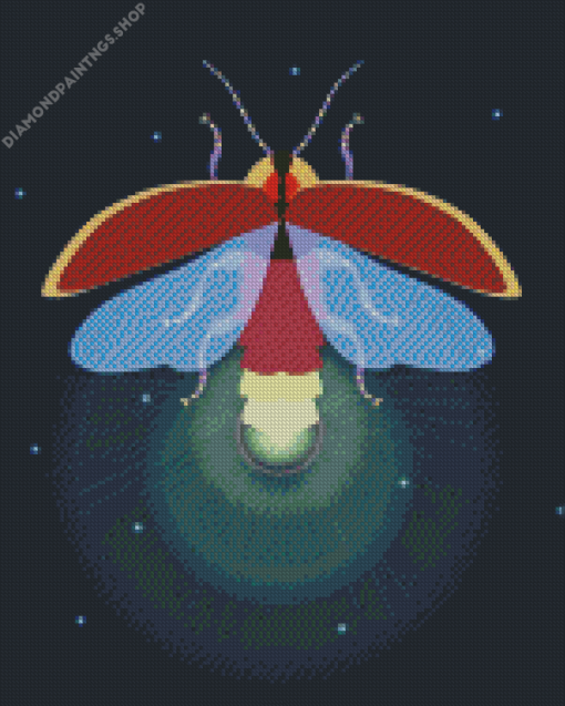 Firefly Insect Art diamond painting