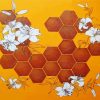 Flowers Honeycomb diamond painting