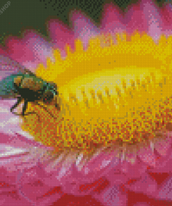 Fly On The Flowers diamond painting