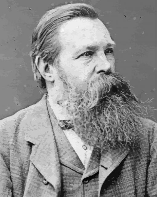 Friedrich Engels Portrait diamond painting