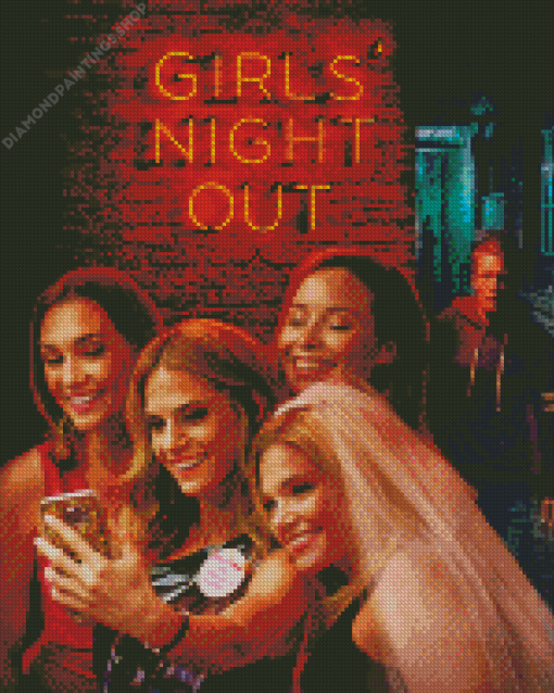 Girls Night Out Poster diamond painting