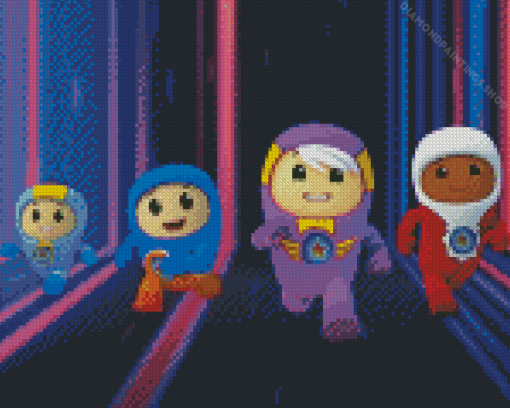 Go Jetters Heroes diamond painting