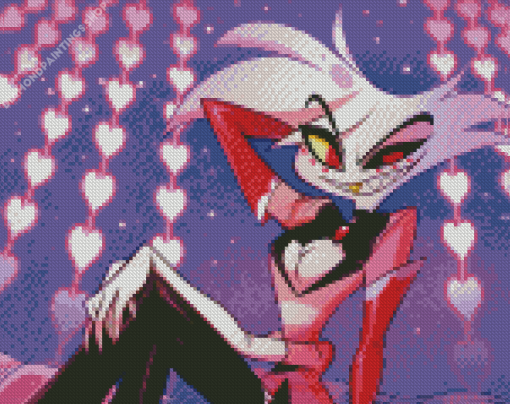 Hazbin Hotel Angel Dust diamond painting