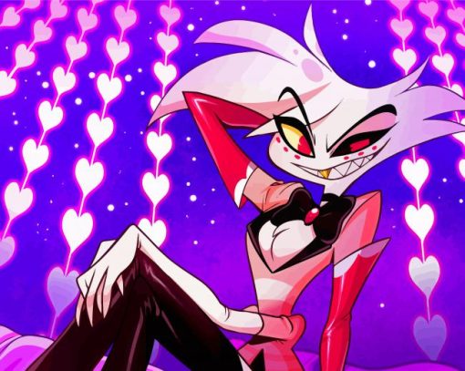 Hazbin Hotel Angel Dust diamond painting