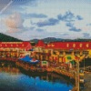 Honduras Roatan Port diamond painting