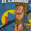 Illustration El Camino Film diamond painting