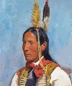 Indian Portrait Richard Lorenz diamond painting