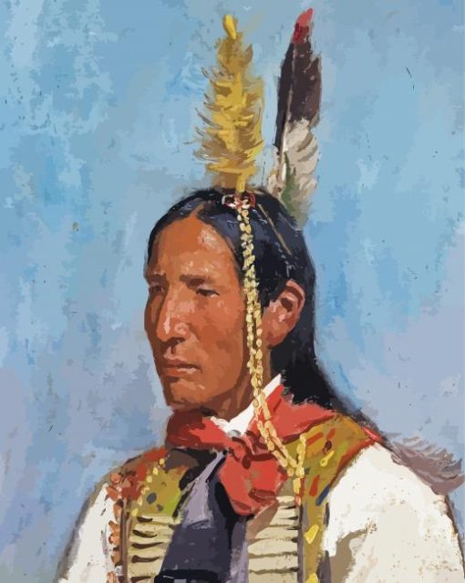Indian Portrait Richard Lorenz diamond painting