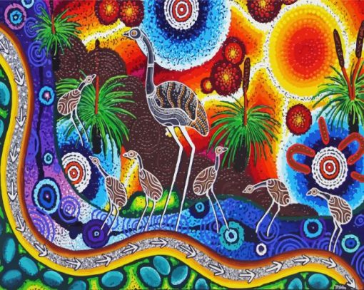 Indigenous Art diamond painting