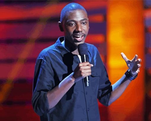 Jerrod Carmichael Comedian diamond painting