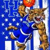 Kentucky Wildcats Basketball Team Logo diamond painting