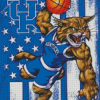 Kentucky Wildcats Basketball Team Logo diamond painting