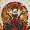 Kurumi Anime Girl diamond painting