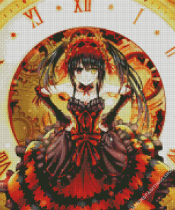 Kurumi Anime Girl diamond painting