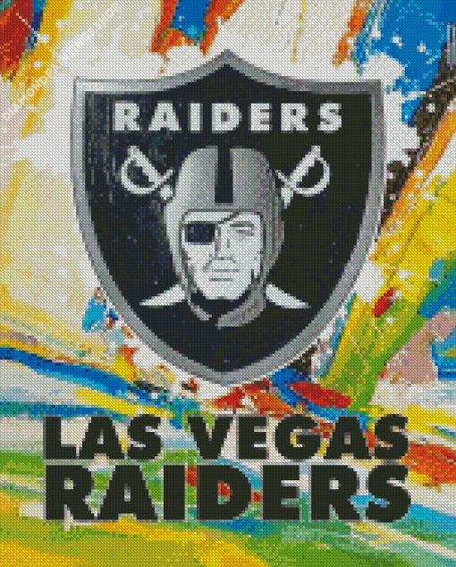 Las Vegas Raiders Art diamond painting